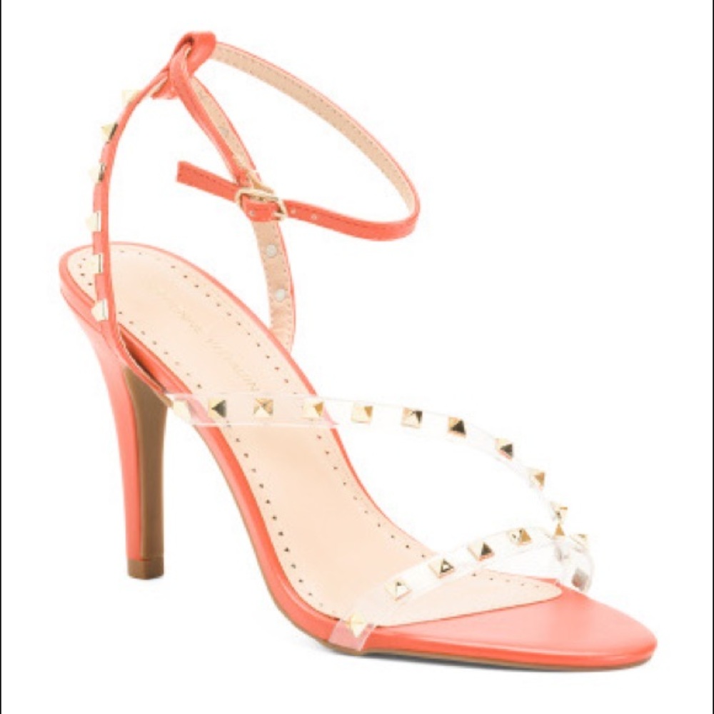 Studded heel sandal NWT!